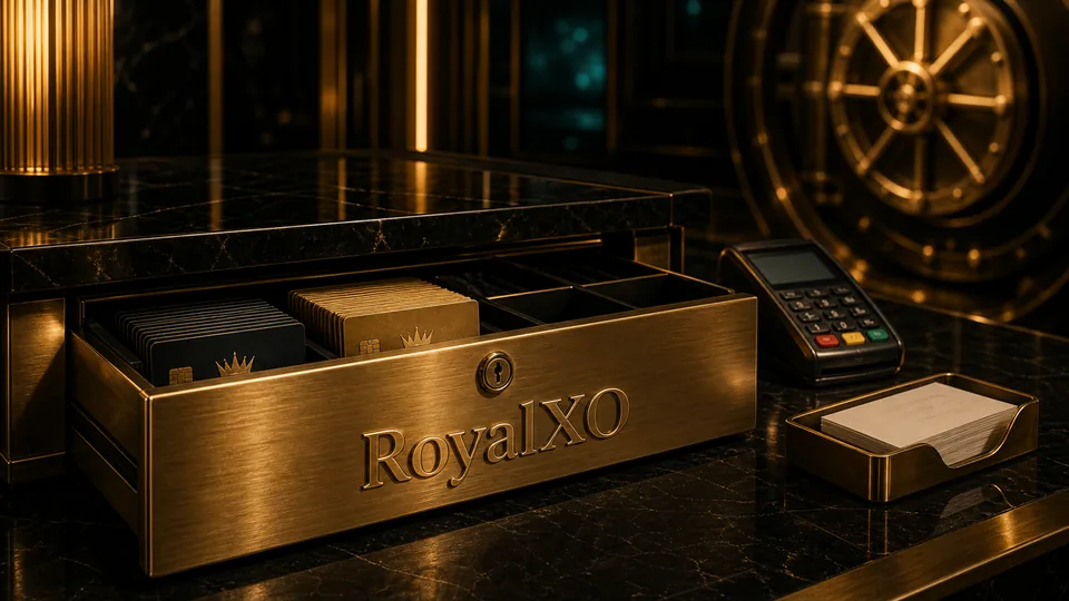 RoyalXO caixa e pagamentos